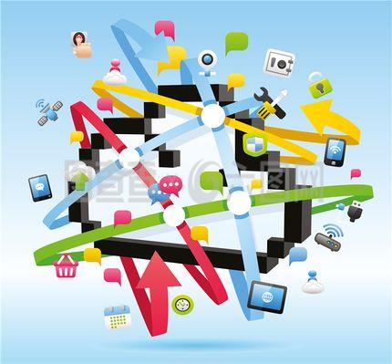 商務(wù)互聯(lián)網(wǎng)信息圖表 數(shù)據(jù)驅(qū)動決策的新引擎